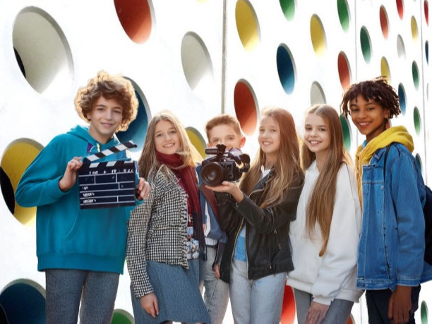 Filmset mit Kids
